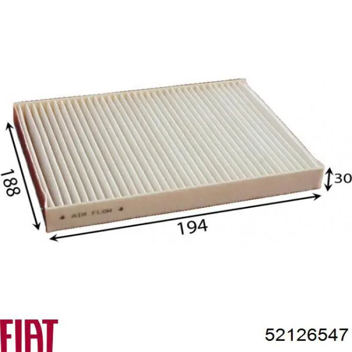 Compre 52126547 Fiat/Alfa/Lancia Filtro de salão