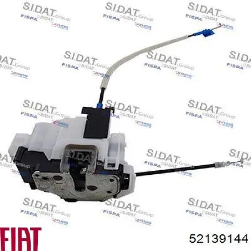 Compre 1361752080 Fiat/Alfa/Lancia Fecho da porta dianteira esquerda