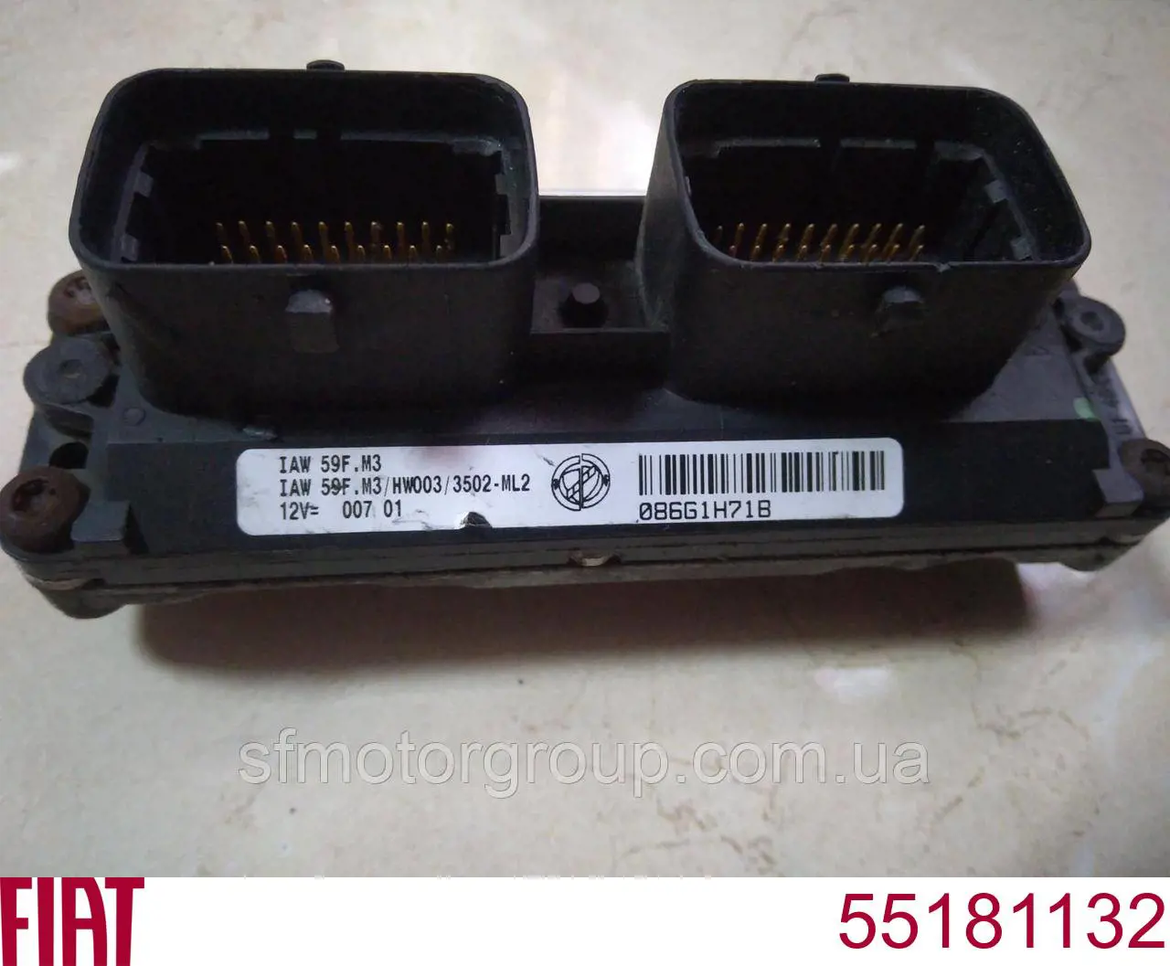 55181132 Fiat/Alfa/Lancia Módulo de direção (Centralina eletrônica) de injeção de combustível