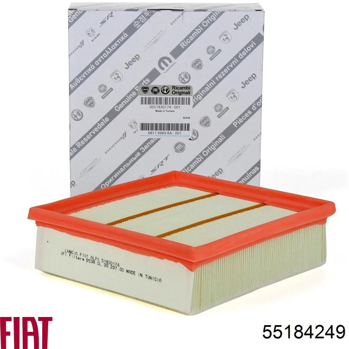 Filtro de ar Fiat/Alfa/Lancia 55184249 preço, a partir de 9,47 USD