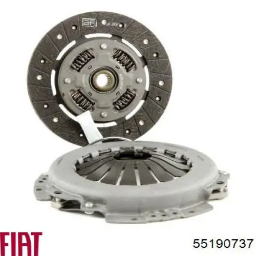 Compre 55190737 Fiat/Alfa/Lancia Kit de embraiagem (3 peças)