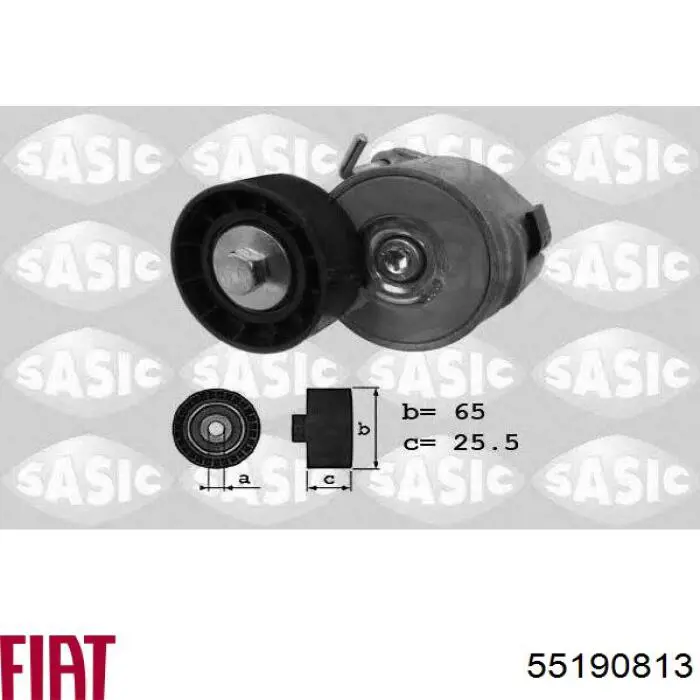 Compre 55190813 Fiat/Alfa/Lancia Reguladora de tensão da correia de transmissão