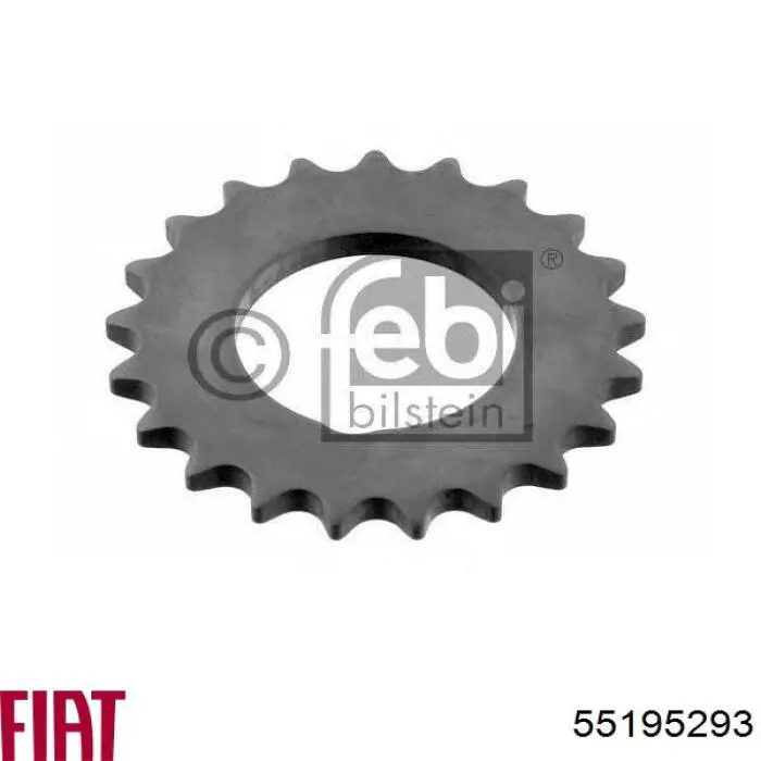 55195293 Fiat/Alfa/Lancia Engrenagem de cadeia da roda dentada de acionamento de cambota de motor