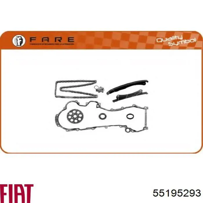 Engrenagem de cadeia da roda dentada de acionamento de cambota de motor Fiat/Alfa/Lancia 55195293 preço, a partir de 18,19 USD