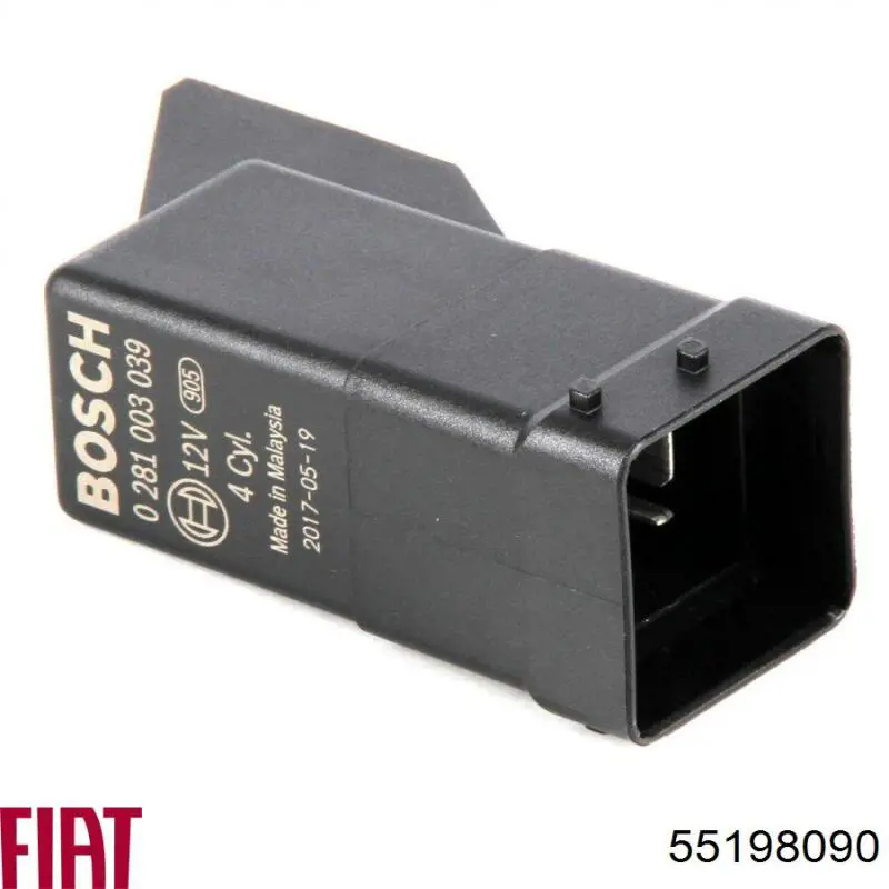 55198090 Fiat/Alfa/Lancia Relê das velas de incandescência