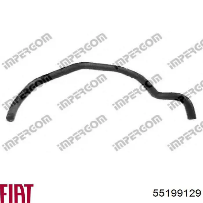 55199129 Fiat/Alfa/Lancia Mangueira (cano derivado) de esfriamento de trocador de calor de óleo, fornecimento