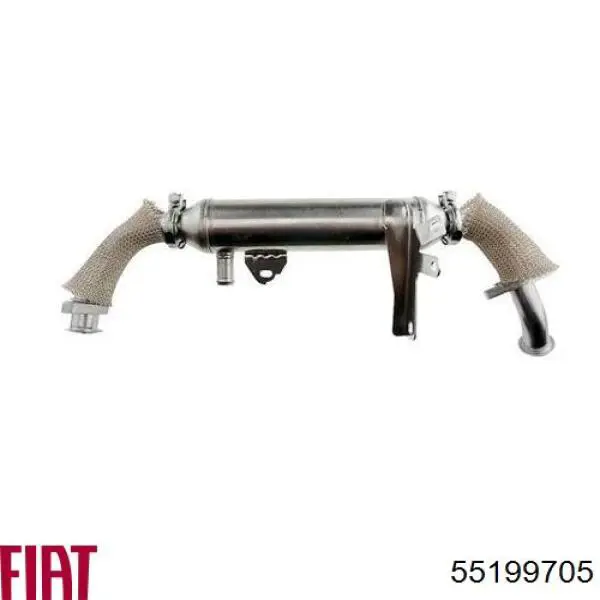 55199705 Fiat/Alfa/Lancia Radiador do sistema EGR de recirculação dos gases de escape