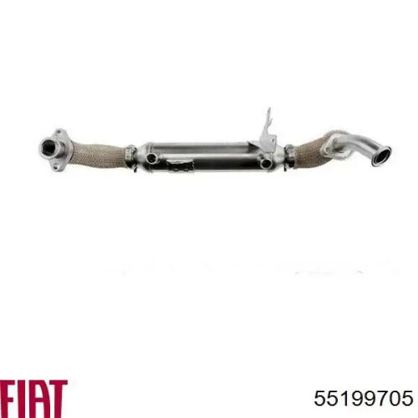 Compre 55199705 Fiat/Alfa/Lancia Radiador do sistema EGR de recirculação dos gases de escape