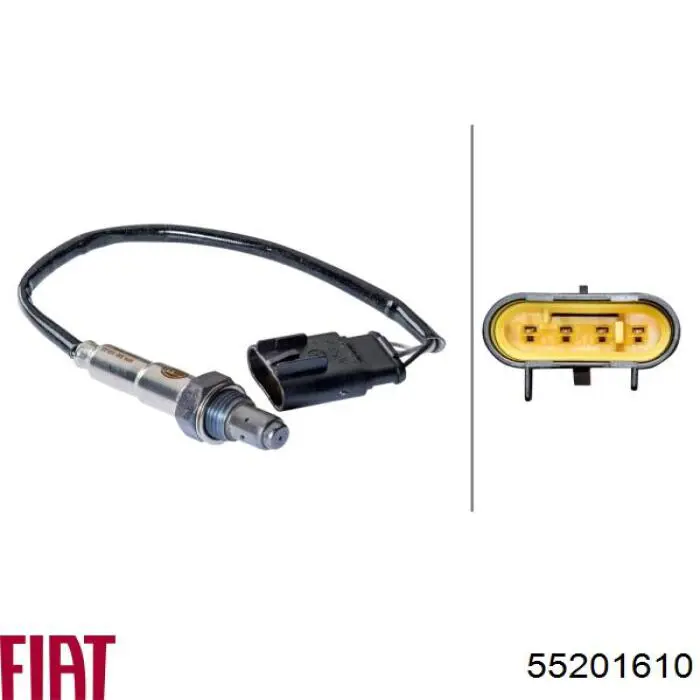 Sonda lambda, sensor de oxigênio Fiat/Alfa/Lancia 55201610 preço, a partir de 54,48 USD