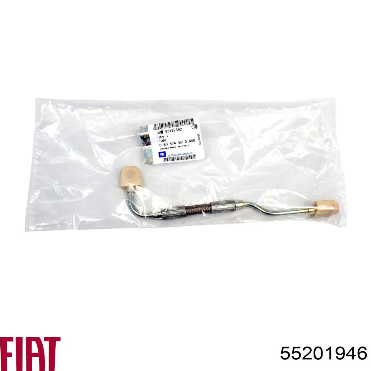 Compre 55201946 Fiat/Alfa/Lancia Vedante de mangueira de fornecimento de óleo de turbina