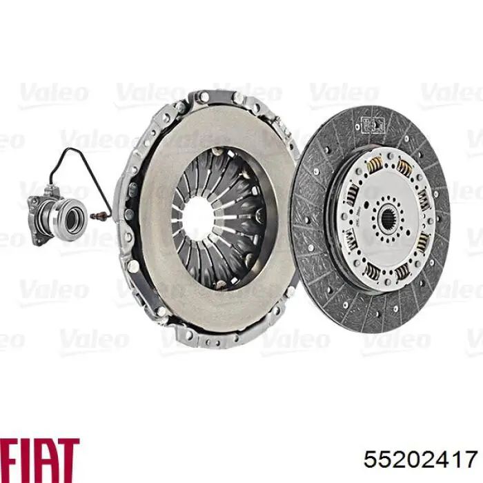 Compre 55202417 Fiat/Alfa/Lancia Kit de embraiagem (3 peças)
