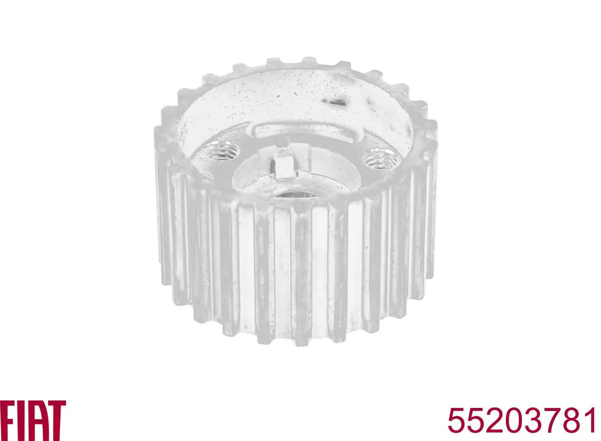 Compre 55203781 Fiat/Alfa/Lancia Engrenagem de cadeia da roda dentada de acionamento de cambota de motor