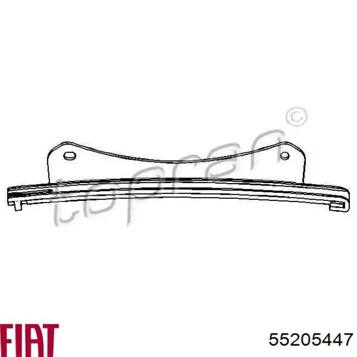Amortecedor de cadeia do mecanismo de distribuição de gás Fiat/Alfa/Lancia 55205447 preço, a partir de 15,25 USD