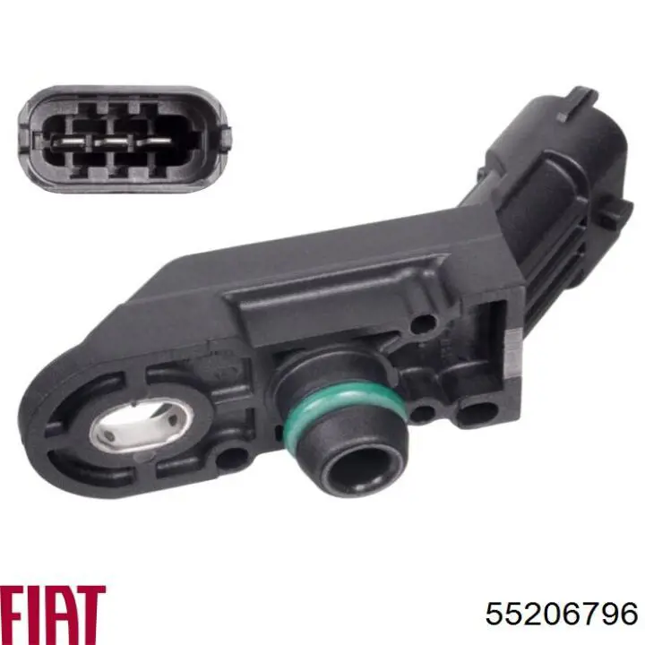 55206796 Fiat/Alfa/Lancia Sensor de pressão no coletor de admissão, MAP