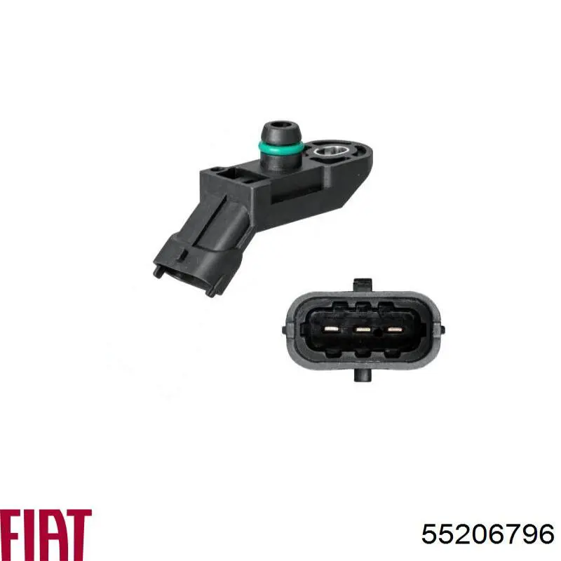Compre 55206796 Fiat/Alfa/Lancia Sensor de pressão no coletor de admissão, MAP