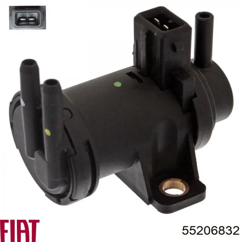 Compre 55206832 Fiat/Alfa/Lancia Válvula solenoide de regulação de comporta EGR