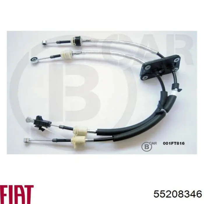 55208346 Fiat/Alfa/Lancia Cabo de mudança duplo