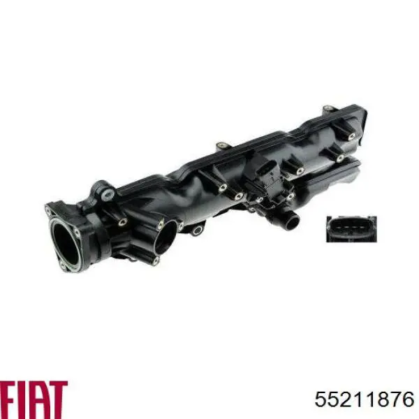 Tubo coletor de admissão CAD252 Magneti Marelli