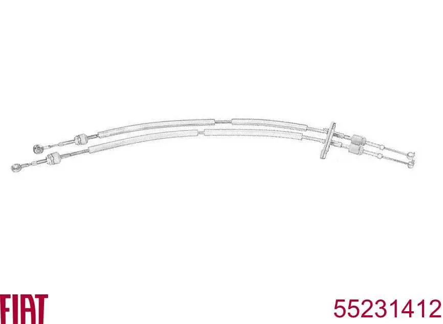 Cabo de mudança duplo Fiat/Alfa/Lancia 55247553 preço, a partir de 112,37 USD