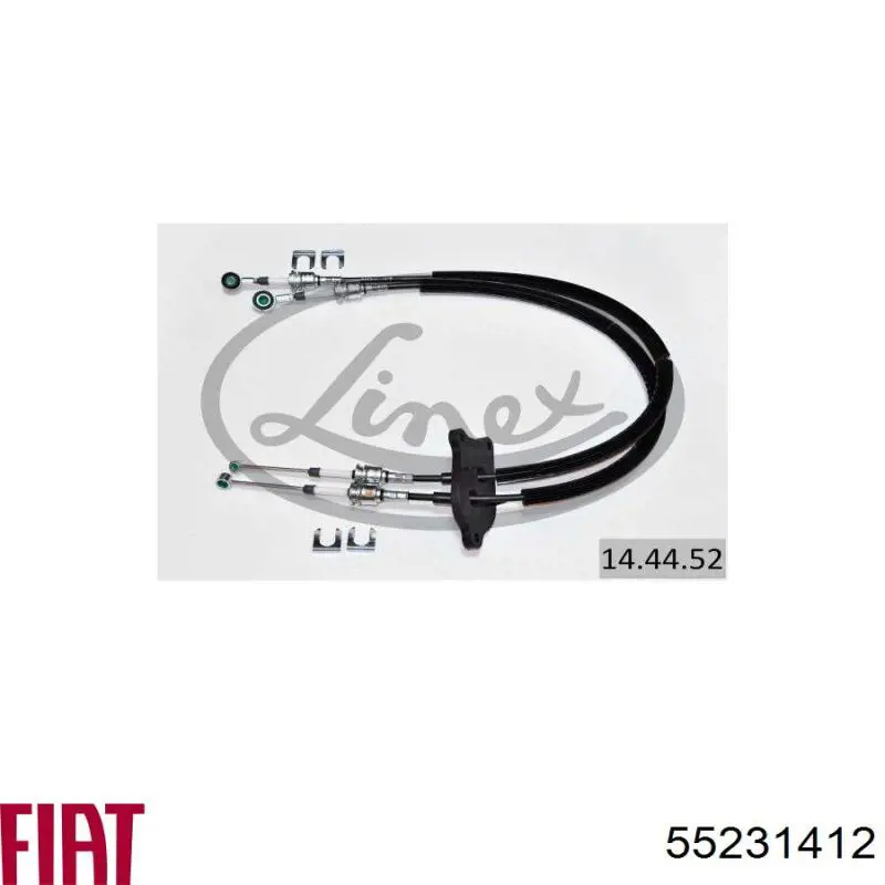Compre 55247553 Fiat/Alfa/Lancia Cabo de mudança duplo