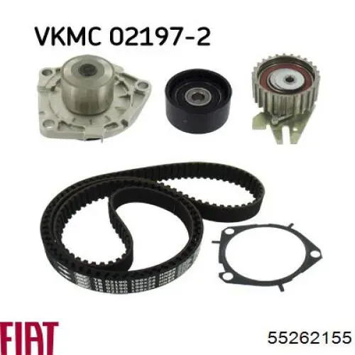 Compre 55262155 Fiat/Alfa/Lancia Correia do mecanismo de distribuição de gás, kit