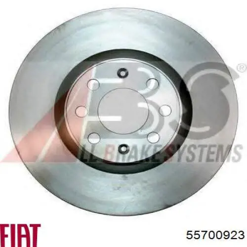 55700923 Fiat/Alfa/Lancia Disco do freio dianteiro
