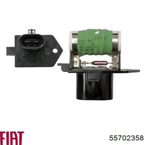 Resistor (resistência) de ventilador de forno (de aquecedor de salão) Fiat/Alfa/Lancia 55702358 preço, a partir de 22,20 USD