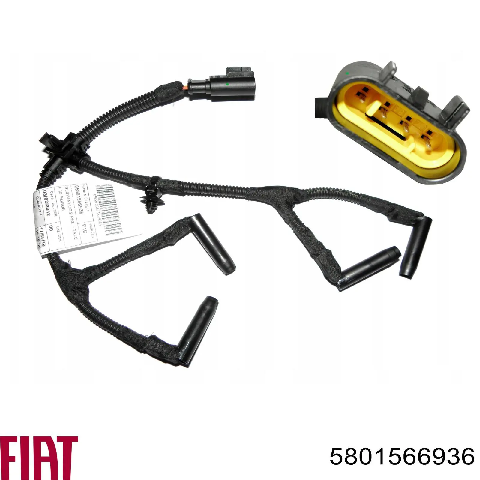 Cabo (adaptador) do injetor Fiat/Alfa/Lancia 5801566936 preço, a partir de 35,70 USD