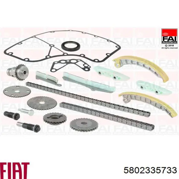 Amortecedor de cadeia do mecanismo de distribuição de gás, kit Iveco 5802335733 preço, a partir de 92,31 USD