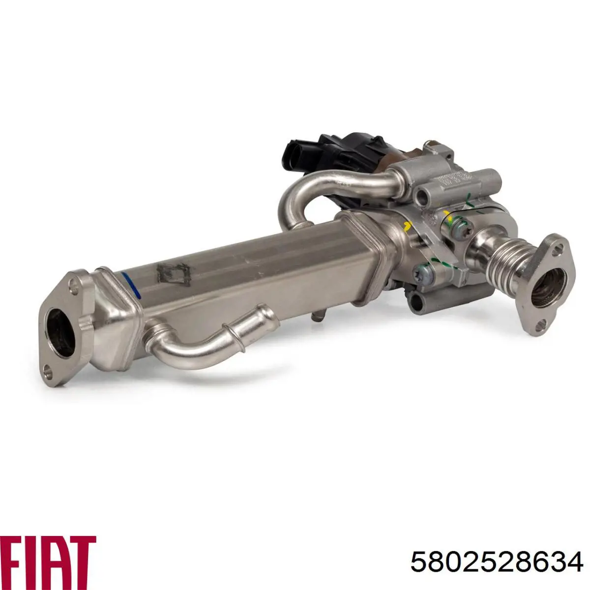 Radiador do sistema EGR de recirculação dos gases de escape Fiat/Alfa/Lancia 5802528634