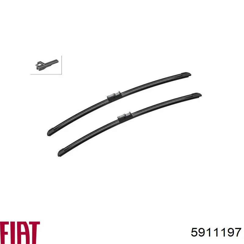 Limpa-pára-brisas do pára-brisas, kit de 2 un. Fiat/Alfa/Lancia 5911197 preço, a partir de 37,06 USD