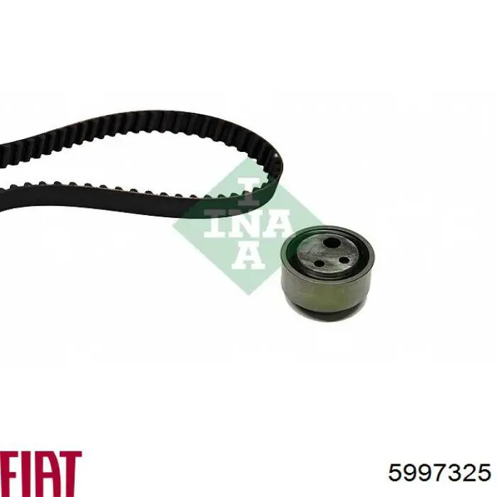 Rolo de reguladora de tensão da correia do mecanismo de distribuição de gás 5997325 Fiat/Alfa/Lancia