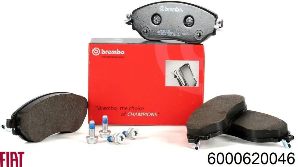 Compre 6000620046 Fiat/Alfa/Lancia Sapatas do freio dianteiras de disco