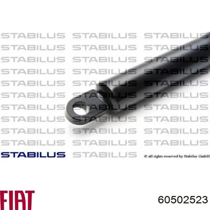 Compre 60502523 Fiat/Alfa/Lancia Amortecedor de tampa de porta-malas (de 3ª/5ª porta traseira)