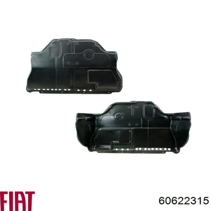 Compre 60622315 Fiat/Alfa/Lancia Proteção de motor, de panela (da seção de motor)