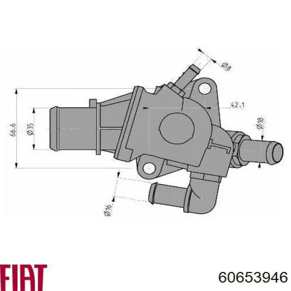60653946 Fiat/Alfa/Lancia Termostato