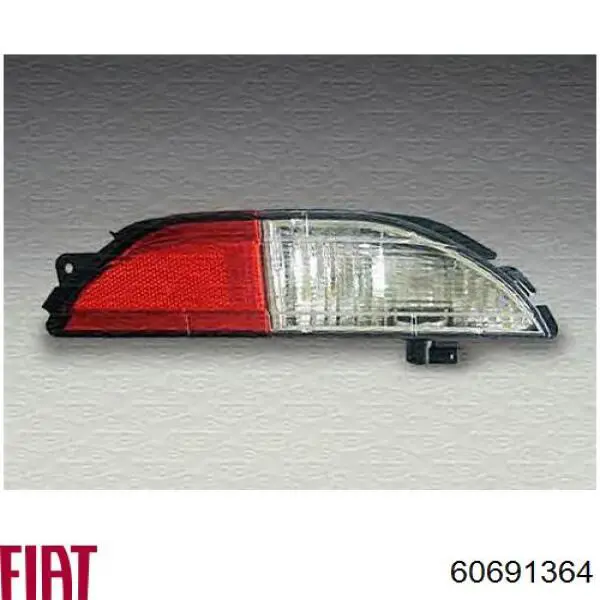 60691364 Fiat/Alfa/Lancia Lanterna traseira direita interna