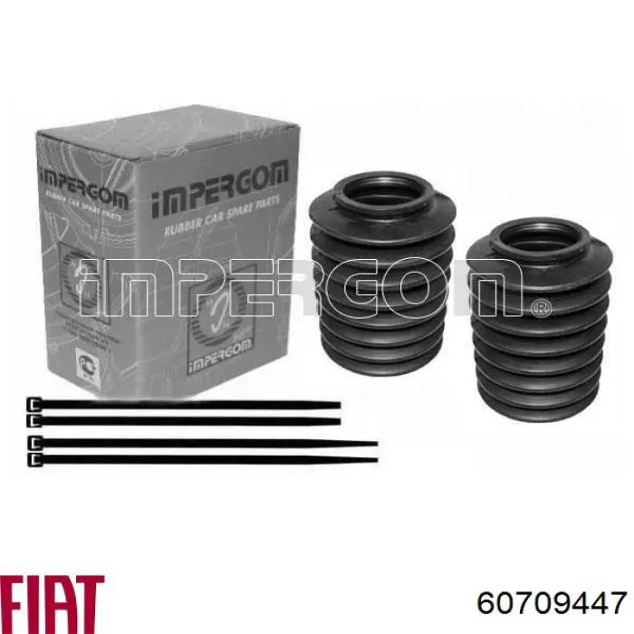 Compre 60709447 Fiat/Alfa/Lancia Bota de proteção do mecanismo de direção (de cremalheira)