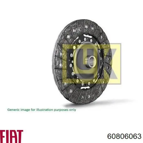 Compre 60808851 Fiat/Alfa/Lancia Disco de embraiagem