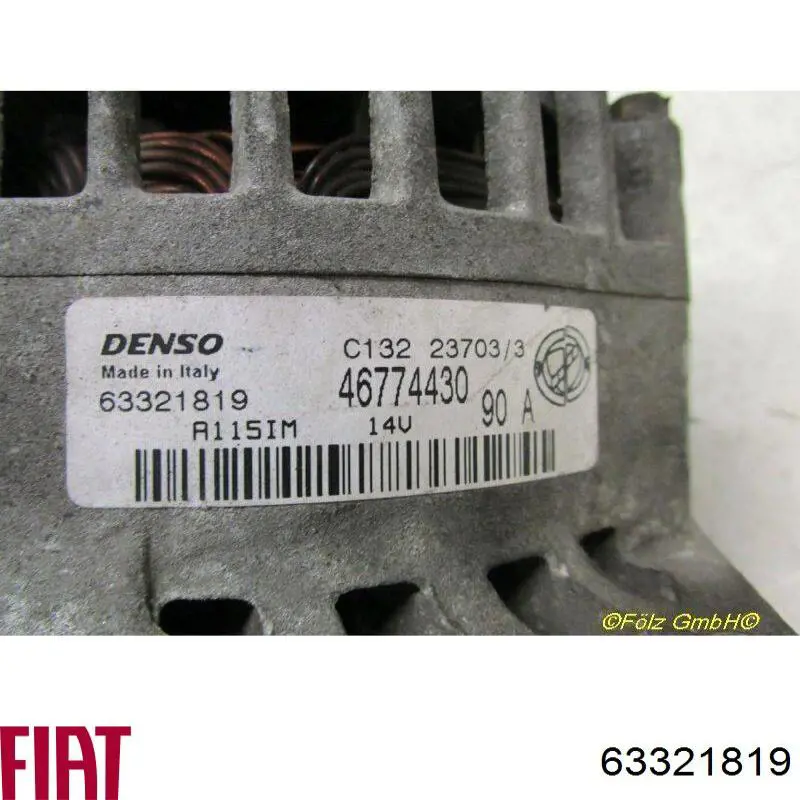 Gerador Fiat/Alfa/Lancia 63321819 preço, a partir de 88,69 USD