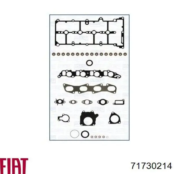 71730214 Fiat/Alfa/Lancia Kit superior de vedantes de motor