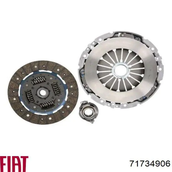 Compre 71734906 Fiat/Alfa/Lancia Kit de embraiagem (3 peças)
