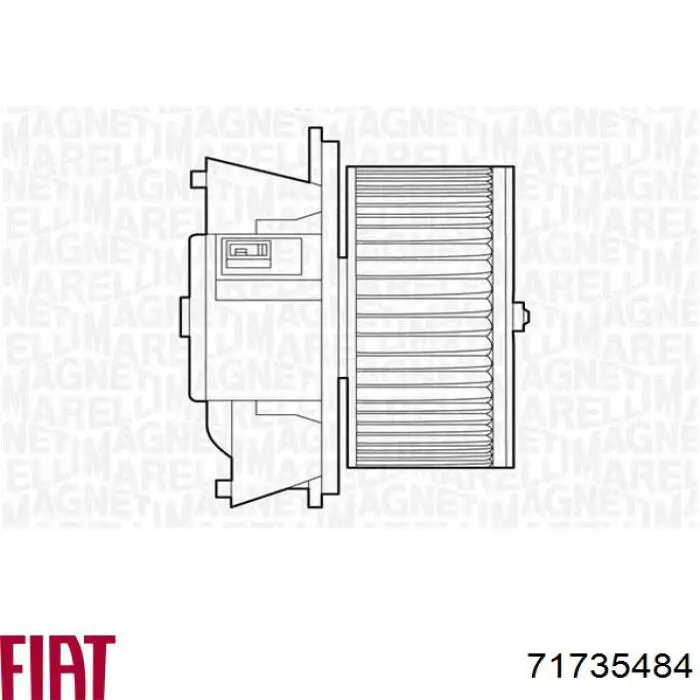 Motor de ventilador de forno (de aquecedor de salão) Fiat/Alfa/Lancia 71735484 preço, a partir de 71,15 USD
