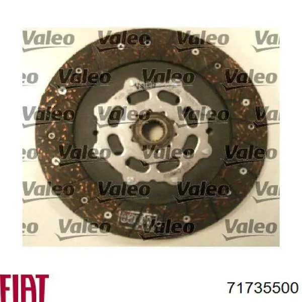 71735500 Fiat/Alfa/Lancia Kit de embraiagem (3 peças)