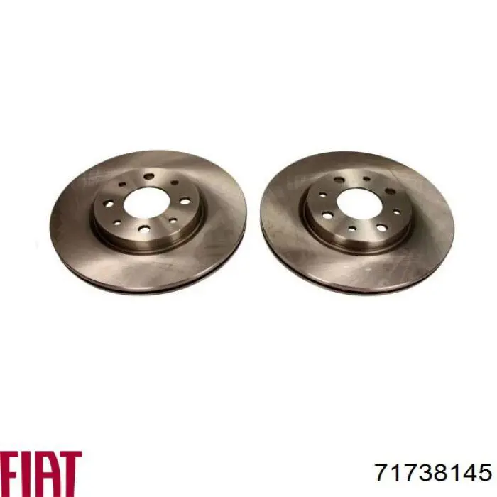 Compre 71738145 Fiat/Alfa/Lancia Disco do freio dianteiro