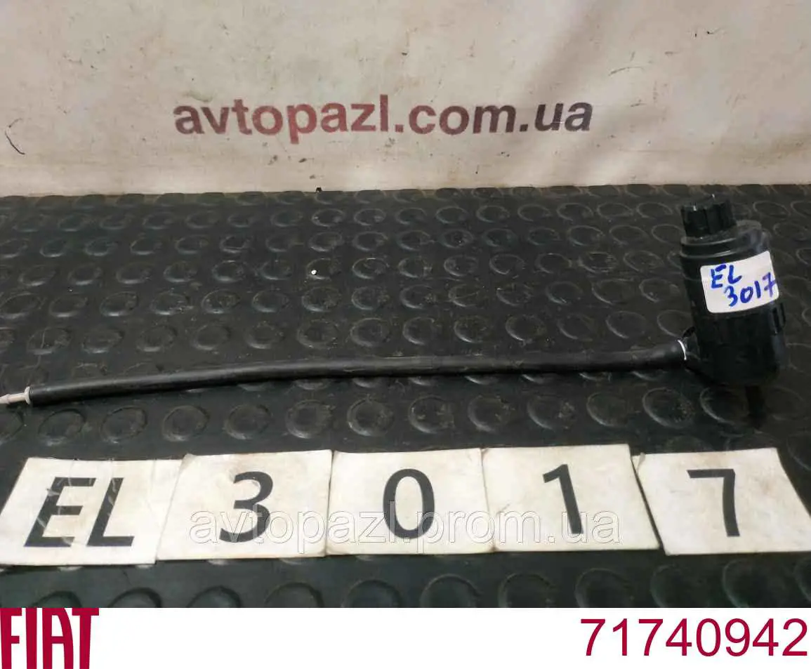 Bomba de motor de fluido para lavador de vidro dianteiro 71740942 Chrysler