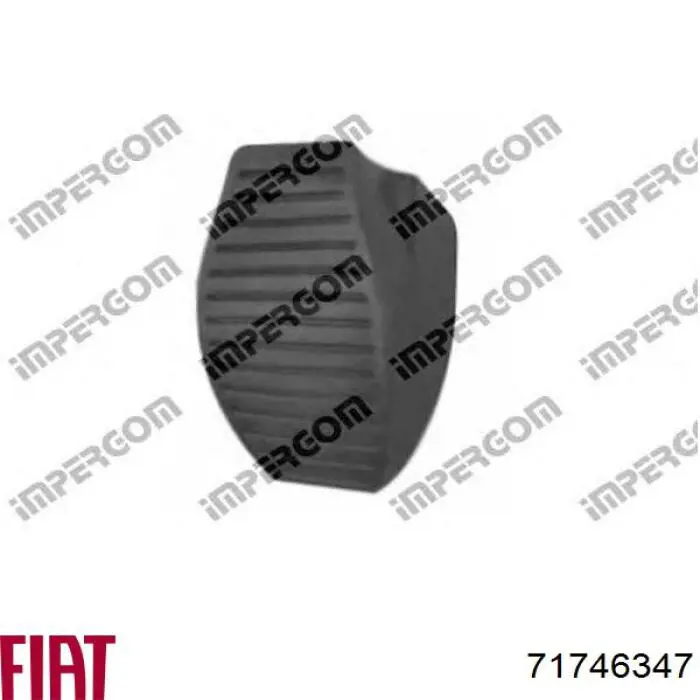 Placa sobreposta de pedal do freio Fiat/Alfa/Lancia 71746347 preço, a partir de 5,21 USD