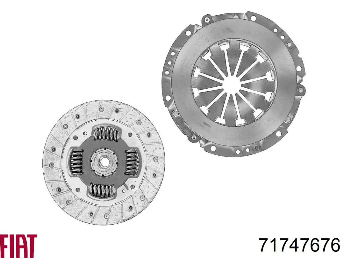 71790784 Fiat/Alfa/Lancia Kit de embraiagem (3 peças)