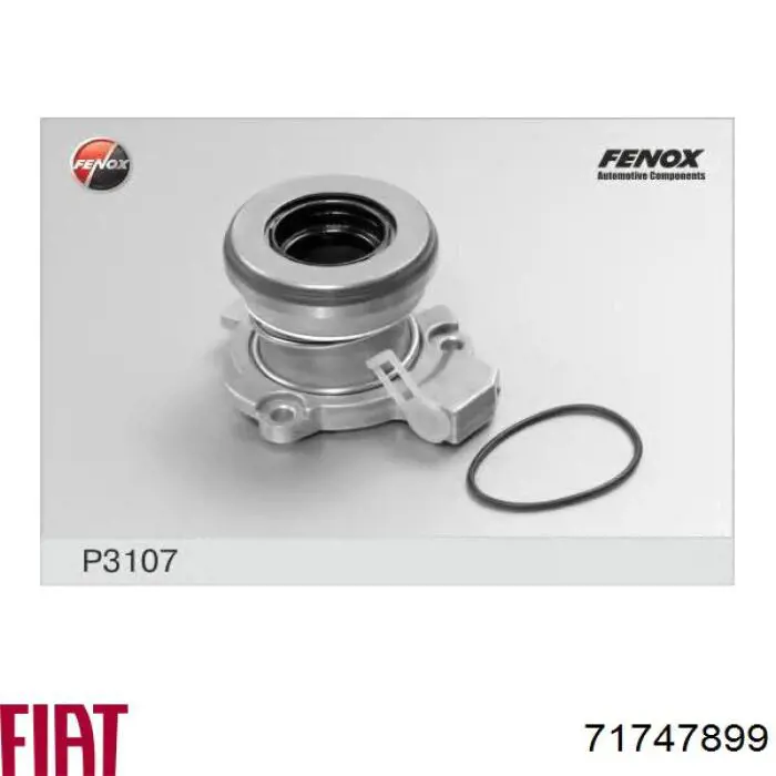 Compre 71747899 Fiat/Alfa/Lancia Cilindro de trabalho de embraiagem montado com rolamento de desengate