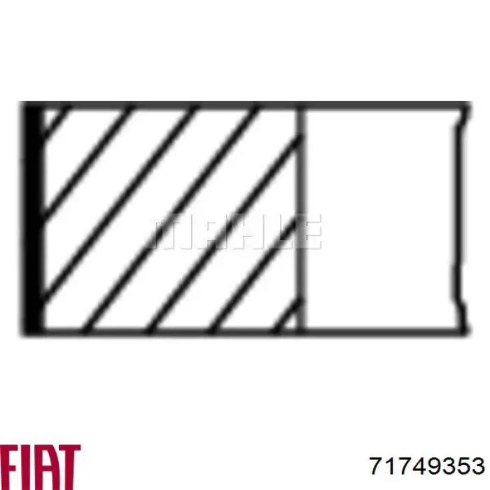 Anéis do pistão para 1 cilindro, STD. SM 792071004 preço, a partir de 23,02 USD